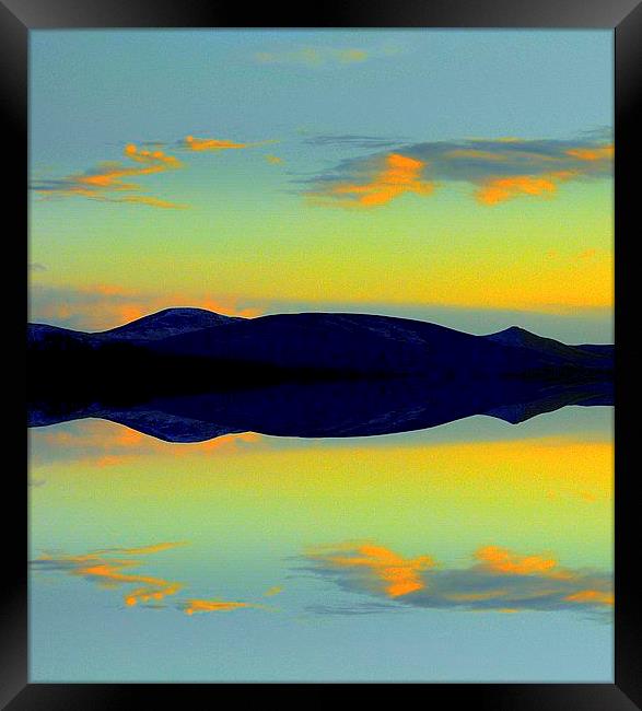 nothin but blue sky from now on Framed Print by dale rys (LP)