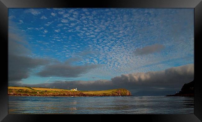 Evening in Dingle Bay Framed Print by barbara walsh