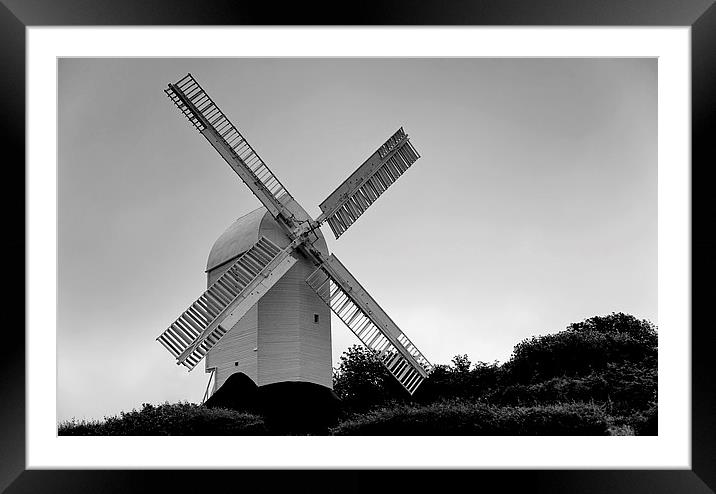 The Windmill Framed Mounted Print by Roger Byng