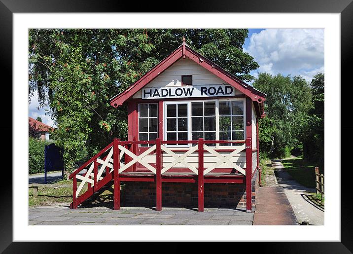 Hadlow Road signal box Framed Mounted Print by Frank Irwin