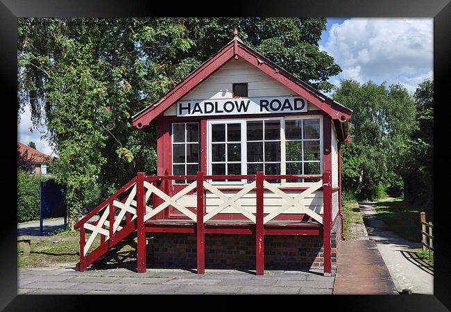 Hadlow Road signal box Framed Print by Frank Irwin