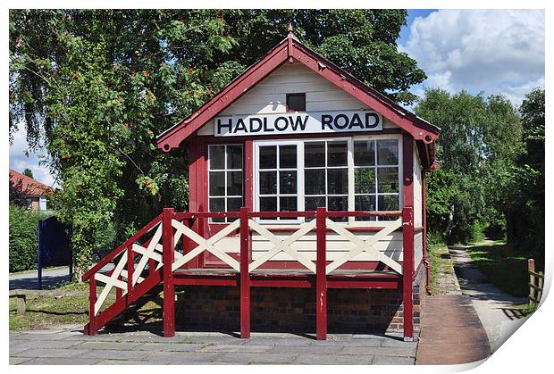 Hadlow Road signal box Print by Frank Irwin