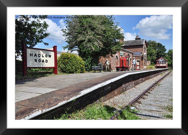 Hadlow Road Station Framed Mounted Print by Frank Irwin