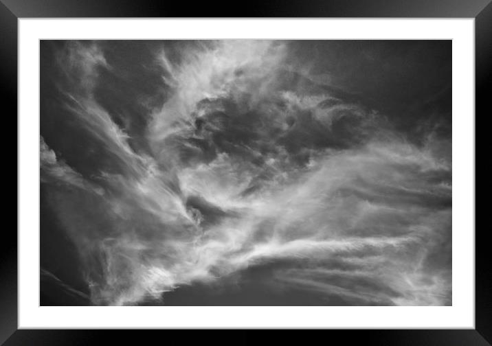 In the clouds Framed Mounted Print by David Pyatt
