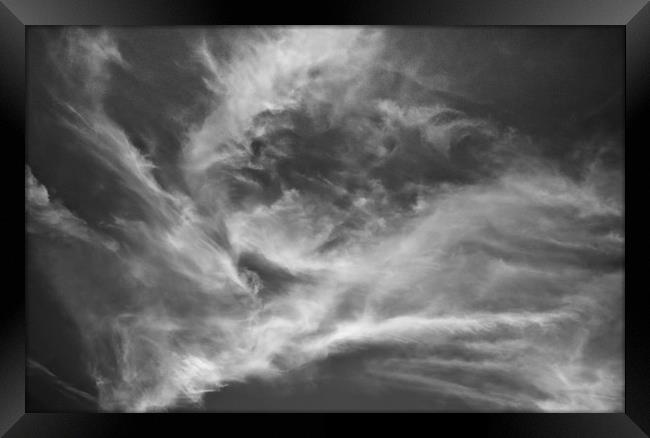 In the clouds Framed Print by David Pyatt