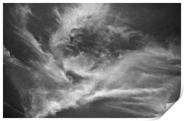 In the clouds Print by David Pyatt