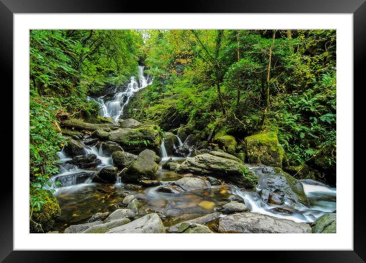 Torc Waterfall Framed Mounted Print by Jan Venter