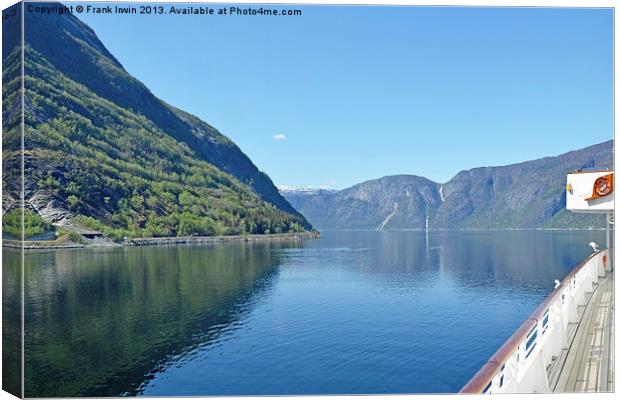 Typical Scandanavian Scenery Canvas Print by Frank Irwin