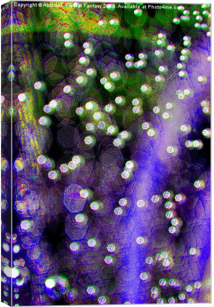 Bubble Bokeh Canvas Print by Abstract  Fractal Fantasy
