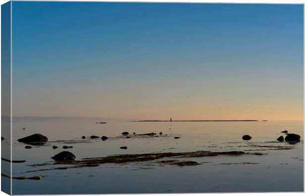 Serenity on the Firth Canvas Print by John Hastings