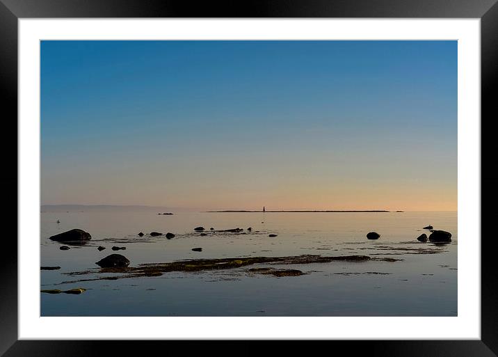 Serenity on the Firth Framed Mounted Print by John Hastings