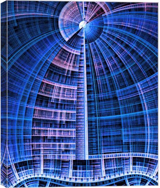 Great Architect In the Sky Canvas Print by Abstract  Fractal Fantasy