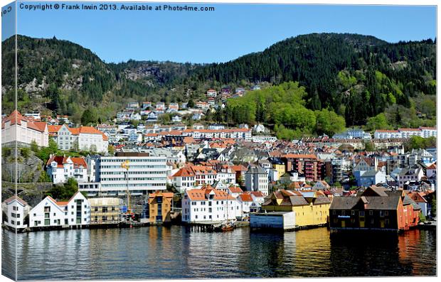 Bergen, Norway Canvas Print by Frank Irwin