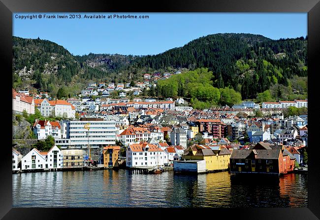 Bergen, Norway Framed Print by Frank Irwin