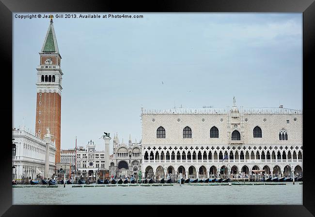 Venice First Impressions Framed Print by Jean Gill
