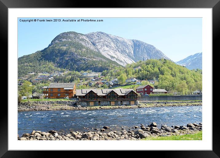 Eidfjord, Norway Framed Mounted Print by Frank Irwin