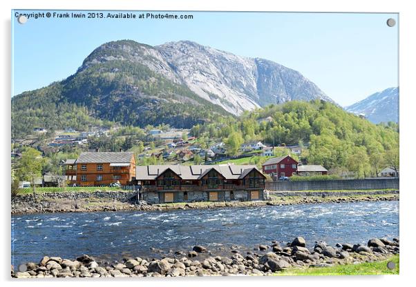 Eidfjord, Norway Acrylic by Frank Irwin