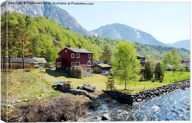 Picturesque Norwegian Fjords Canvas Print by Frank Irwin