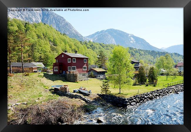 Picturesque Norwegian Fjords Framed Print by Frank Irwin