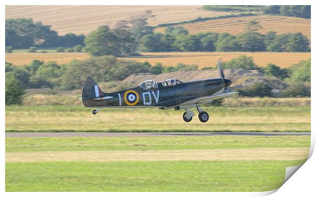 Spitfire Takeoff Print by Nigel Bangert