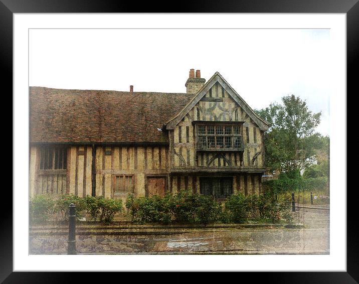 15th Century House Framed Mounted Print by Lynn Bolt