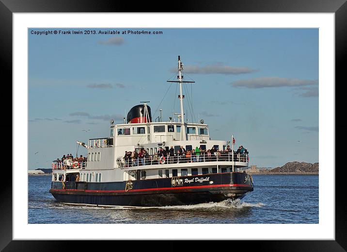 The Mersey Ferry Royal Daffodil Framed Mounted Print by Frank Irwin