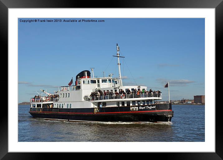 The Mersey Ferry Royal Daffodil Framed Mounted Print by Frank Irwin