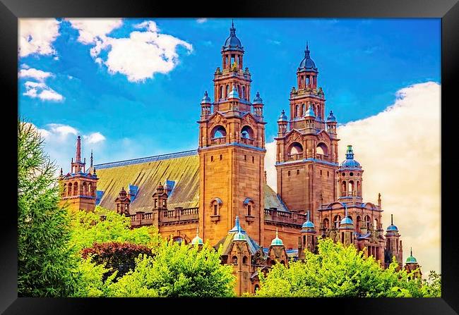 Kelvingrove Art Gallery Glasgow Framed Print by Tylie Duff Photo Art