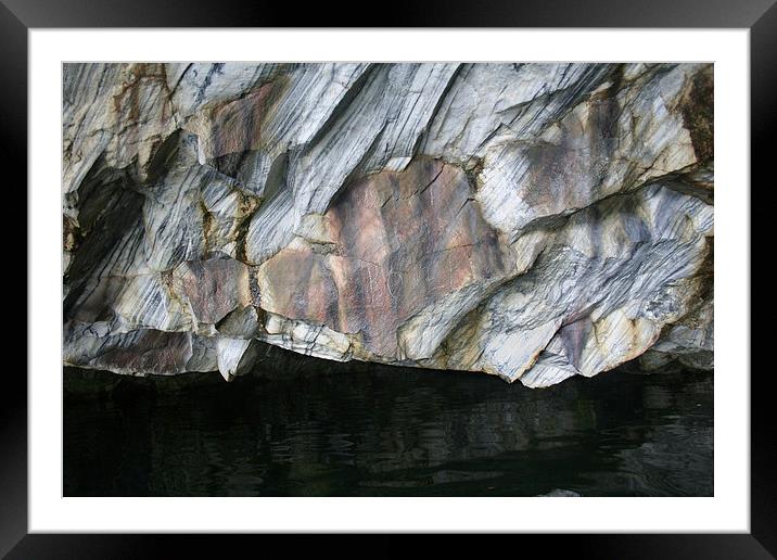 the Rock Fish Framed Mounted Print by Hemmo Vattulainen
