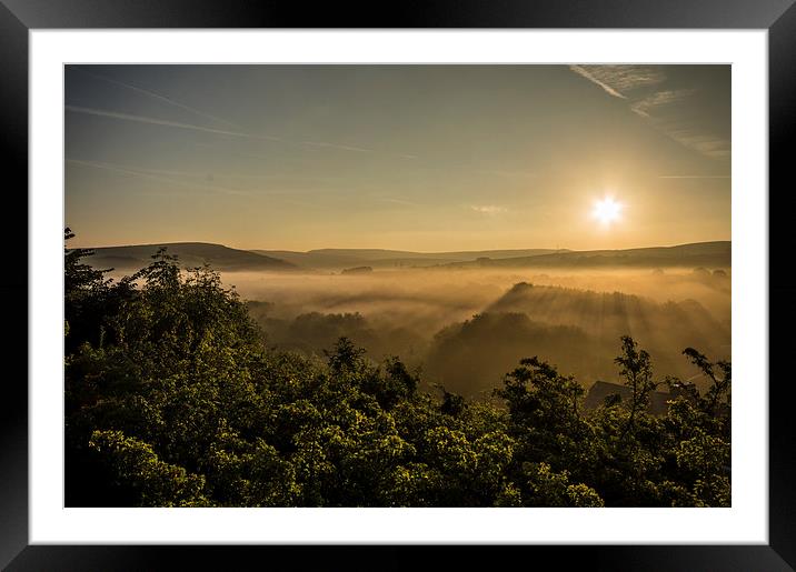 Sett Valley Sunrise Framed Mounted Print by Phil Tinkler
