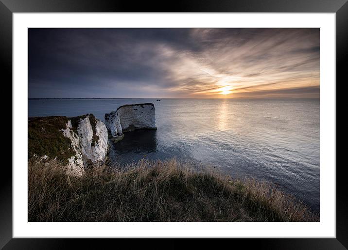 Sunrise through the clouds Framed Mounted Print by Phil Wareham