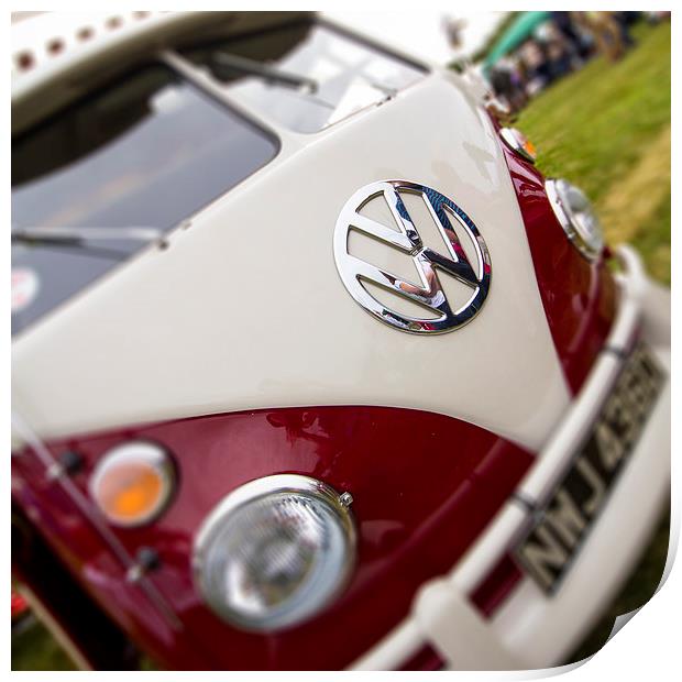 VW Camper Print by J Biggadike