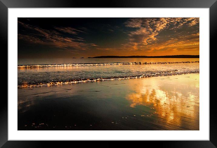Mumbles Swansea Framed Mounted Print by Leighton Collins