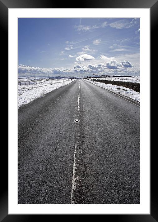 ROADWAY TO HEAVEN Framed Mounted Print by Mal Taylor Photography