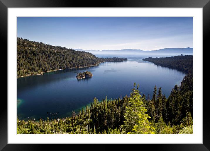 Emerald Bay Lake Tahoe Framed Mounted Print by Chris Frost