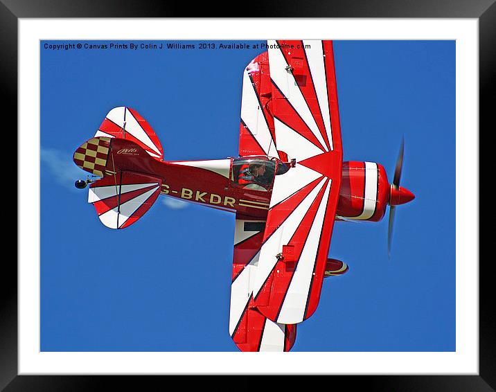 The Pitts Special Framed Mounted Print by Colin Williams Photography