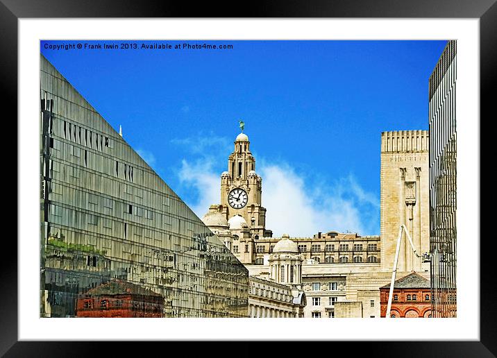 Liverpools architecture Framed Mounted Print by Frank Irwin