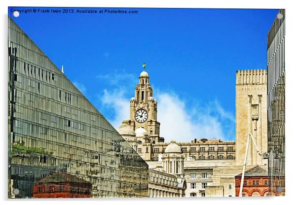 Liverpools architecture Acrylic by Frank Irwin