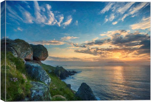 Lands End Canvas Print by Graham Moore