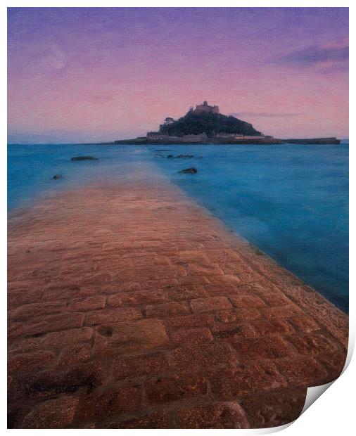 St Michaels Mount Print by Graham Moore