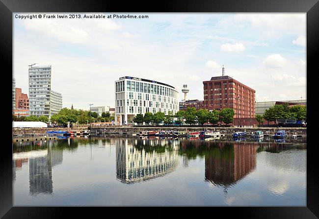 Liverpool from Salthouse Dock Framed Print by Frank Irwin