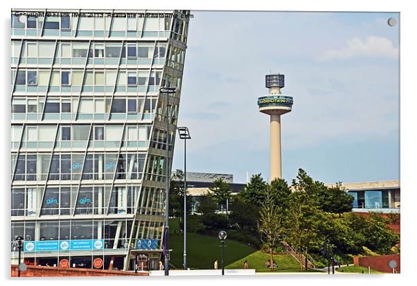 Liverpool, Radio City Tower Acrylic by Frank Irwin