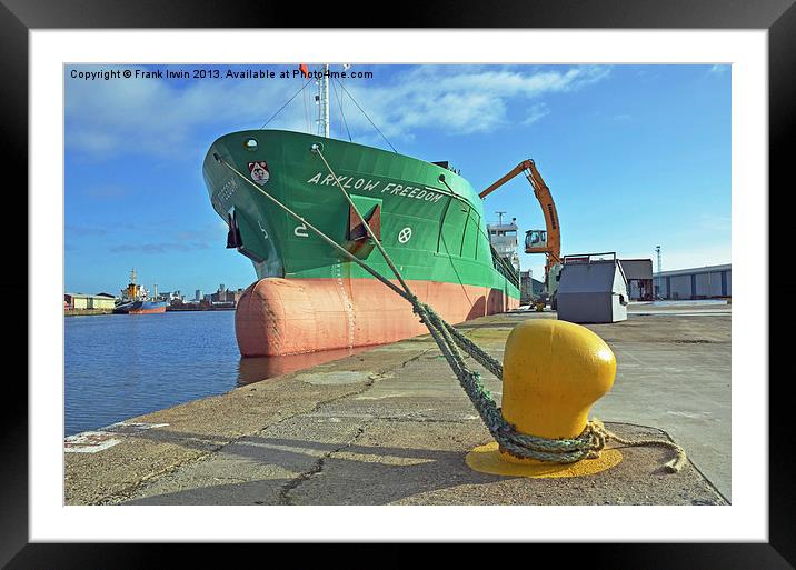 Arklow Freedom in Birkenhead Docks Framed Mounted Print by Frank Irwin