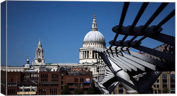 St Pauls Cathedral Canvas Print by Dean Messenger