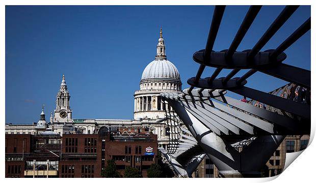 St Pauls Cathedral Print by Dean Messenger