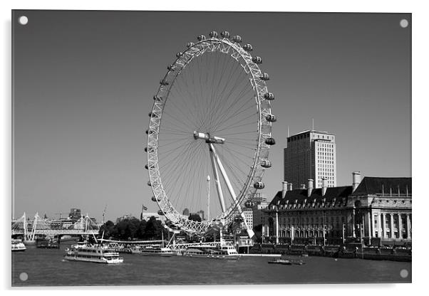 the London Eye Acrylic by Dean Messenger