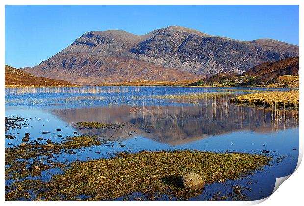 Arkle from Loch Stack Print by David Wilson