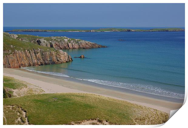 A Durness Beach Print by David Wilson