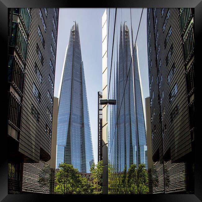 the Shard Framed Print by Dean Messenger