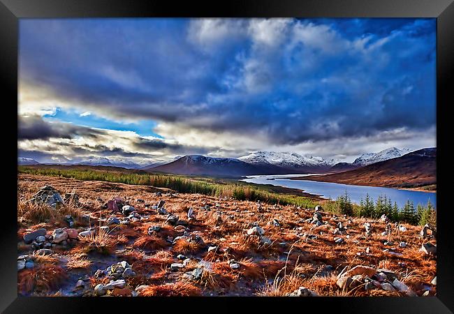 Scottish Highland Loch Framed Print by Andy Anderson